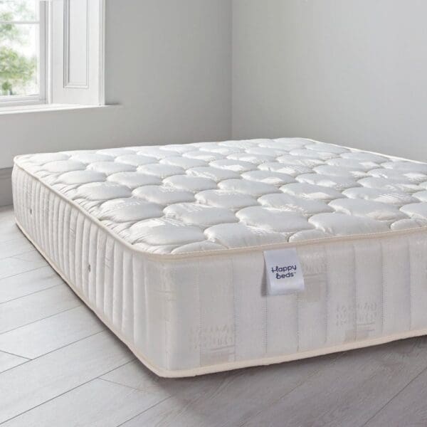 2ft6 Small Single Quilted Fabric Mattress Semi Orthopaedic Pinerest Spring Happy Beds 3