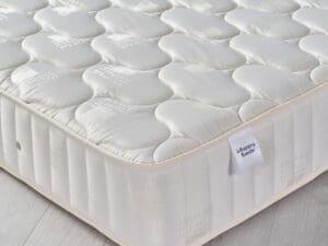 4ft6 Double Quilted Fabric Mattress - Semi-Orthopaedic Pinerest Spring - Happy Beds