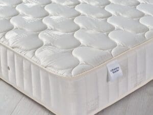 5ft King Size Quilted Fabric Mattress - Semi-Orthopaedic Pinerest Spring - Happy Beds
