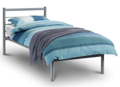 Alpen - Double - Metal Bed - White - Metal - 4ft6 - Happy Beds