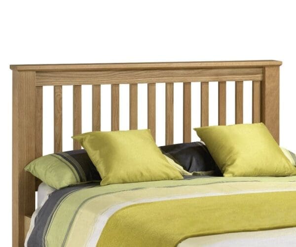 Amsterdam King Size Low Foot End Solid Oak Wooden Bed Frame 5ft Happy Beds 3