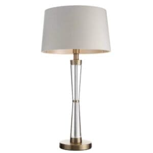 Antique Brass Finish Table Lamp