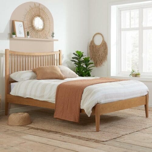 Berwick - King Size - Oak - Wood - 5ft - Happy Beds