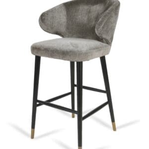 Luxury Chenille Bar Stool