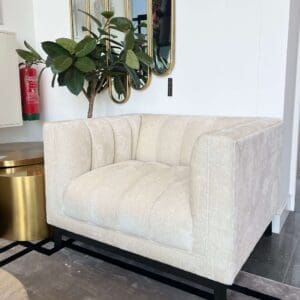 Luxury Chenille Occasional Chair
