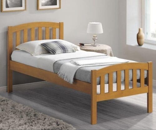 Lyon -Single - Oak - Wood - 3ft - Happy Beds