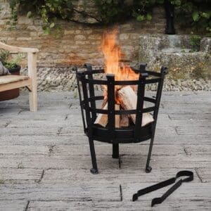 Nkuku Vemu Iron Fire Pit | Outdoor Living | Black