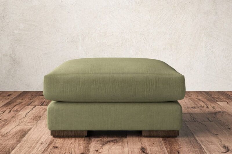 nkuku guddu medium footstool brera linen sage 5055672433033 33156601282736