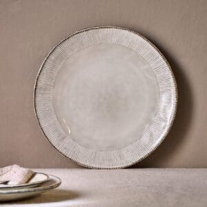 Nkuku Malia Dinner Plate | Tableware | Cream