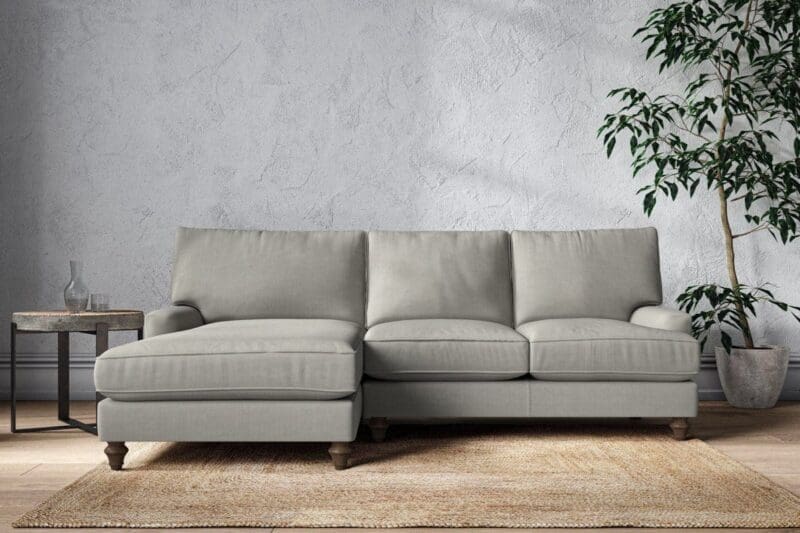 nkuku marri large left hand chaise sofa brera linen smoke 5055672434726 33162767696048