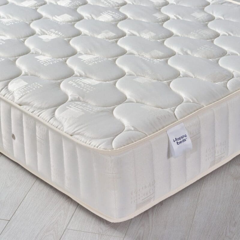 4ft Small Double Quilted Fabric Mattress Semi Orthopaedic Pinerest Spring Happy Beds 2 1