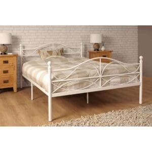 SleepOn Willow Double Bed Frame White