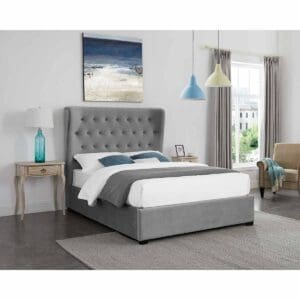 LPD Furniture Belgravia Grey Double Bed