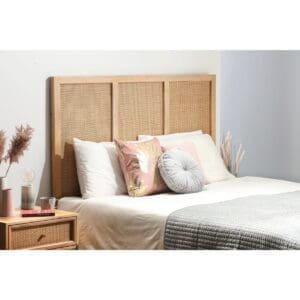 Venice Rattan Headboard For Queen Beds In Natural