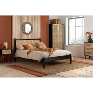 Birlea Croxley Double Rattan Bed