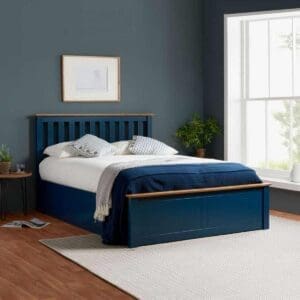 Birlea Phoenix Small Double Ottoman Bed - Blue