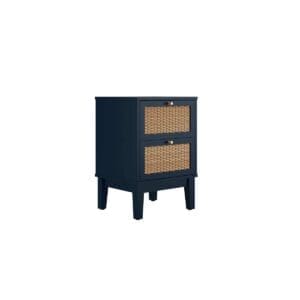 LPD Furniture Bordeaux Blue Bedside