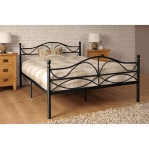 SleepOn Willow Double Bed Frame Black