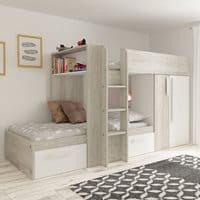 Kids Avenue Barca Bunk Bed in White 1