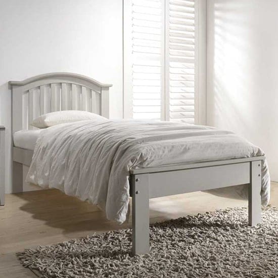 mala curved wooden single bed clay