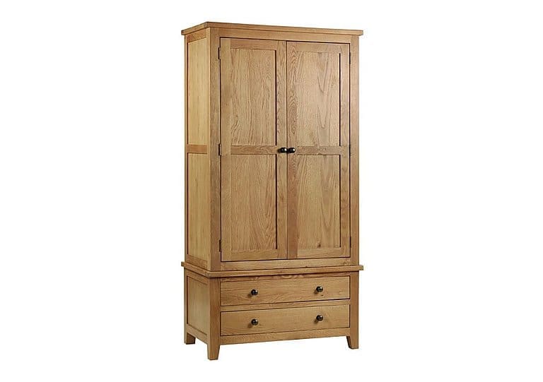 PRODADSNMAR209 888 Addison Double Wardrobe with Drawers