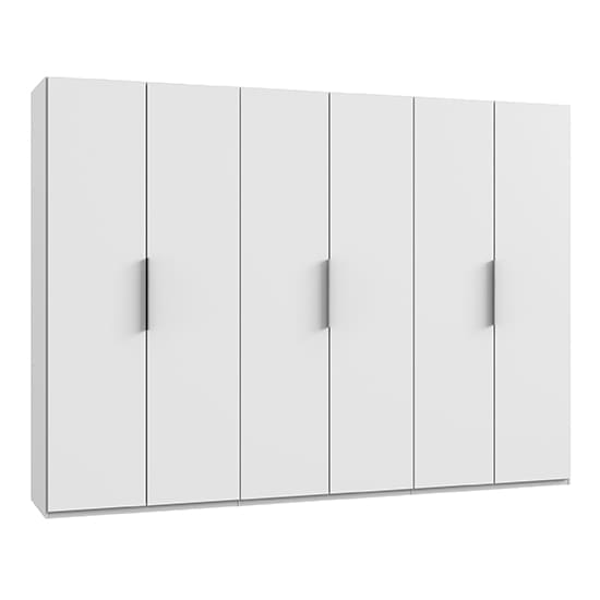 alkes wooden wardrobe white 6 doors