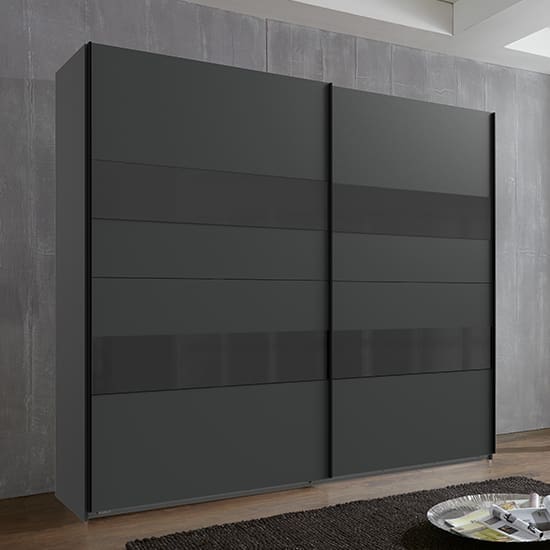 alton sliding door wardrobe graphite