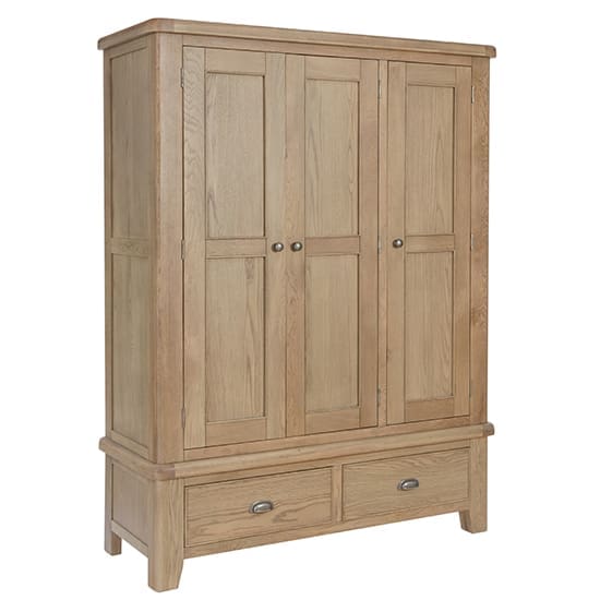 hants 3 door wardrobe smoked oak