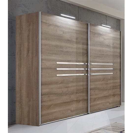 monoceros wd wardrobe muddy oak 2 sliding doors