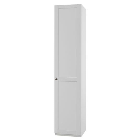 new tork tall wooden wardrobe white 1 door