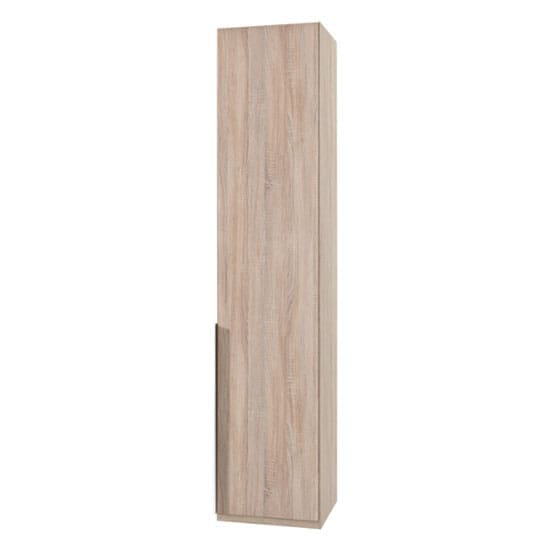 new york wooden wardrobe oak 1 door