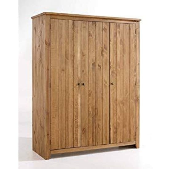 pascal 3 door wardrobe pine