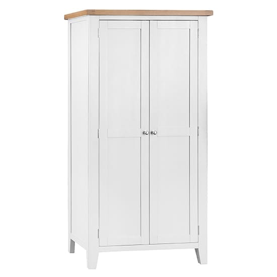 tyler 2 drawers wardrobe white